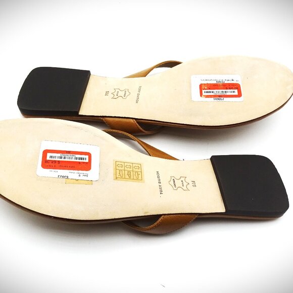 TORY BURCH Capri Medallion Flip Flop Sandals Size 9M - Picture 6 of 7